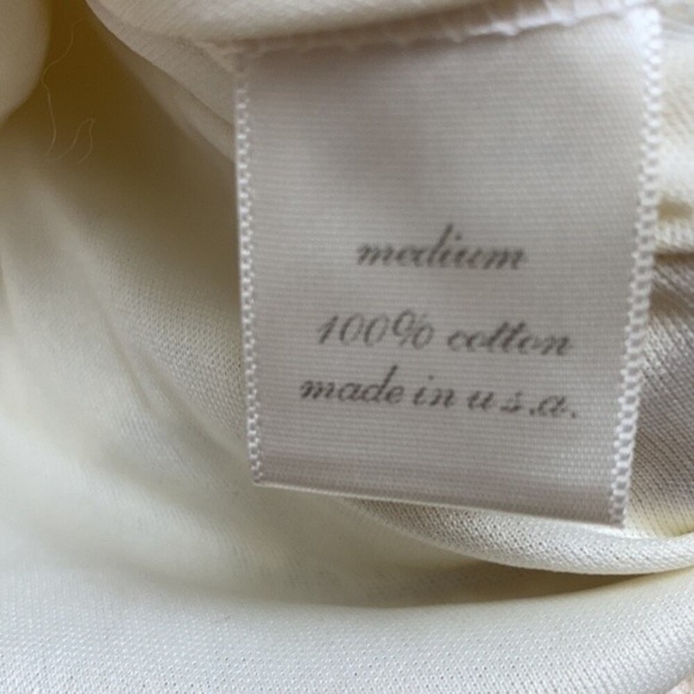 Miami off white lined lacy cotton top - Picture 4 of 5